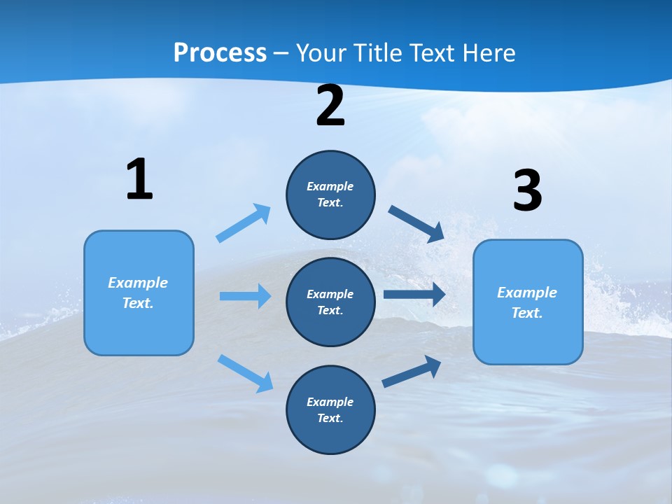 Ripple Pacific Clear PowerPoint Template