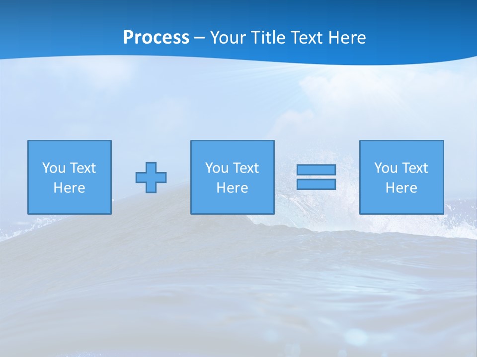 Ripple Pacific Clear PowerPoint Template