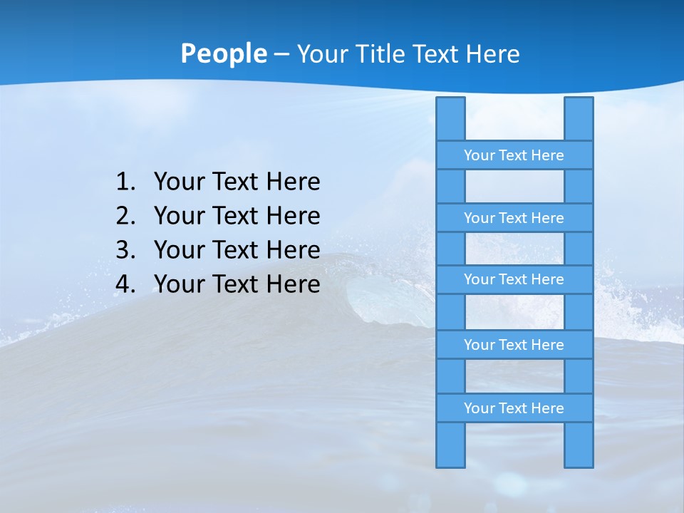 Ripple Pacific Clear PowerPoint Template