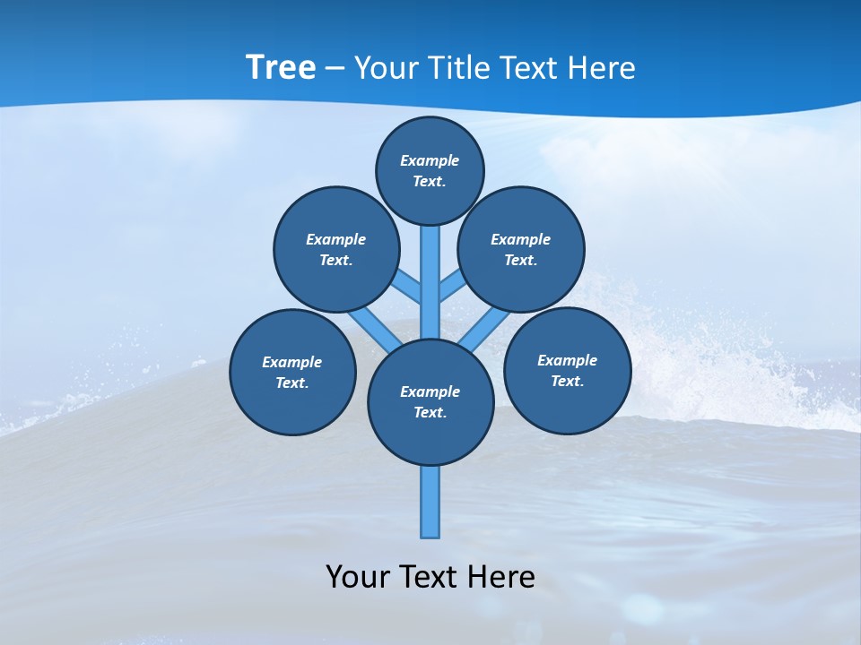 Ripple Pacific Clear PowerPoint Template