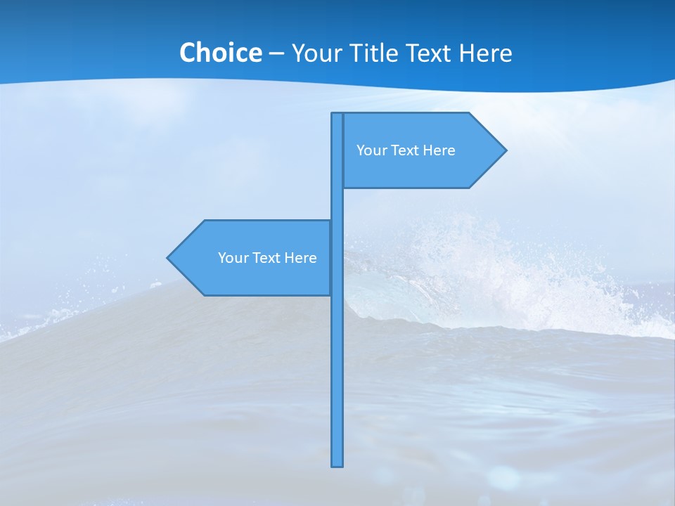 Ripple Pacific Clear PowerPoint Template