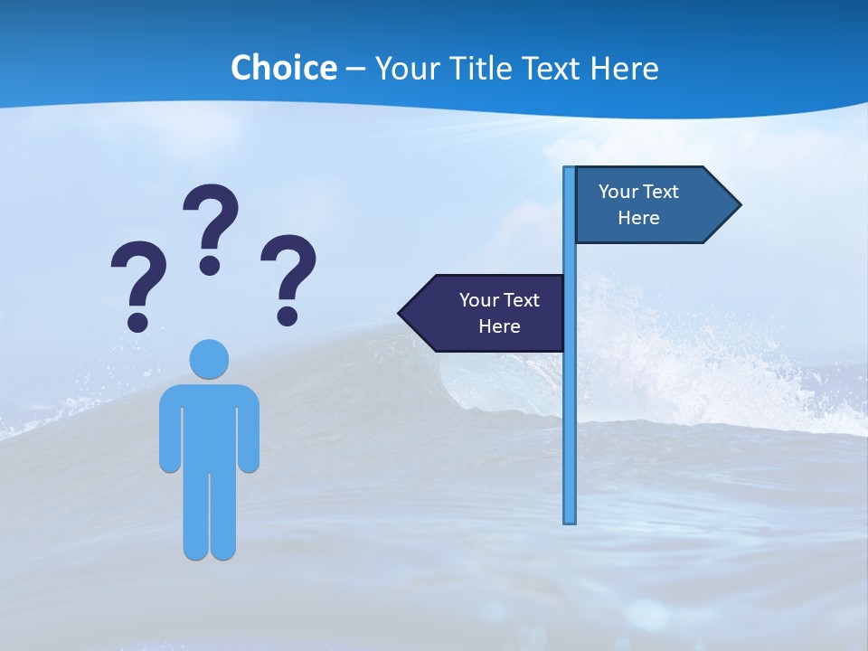 Ripple Pacific Clear PowerPoint Template