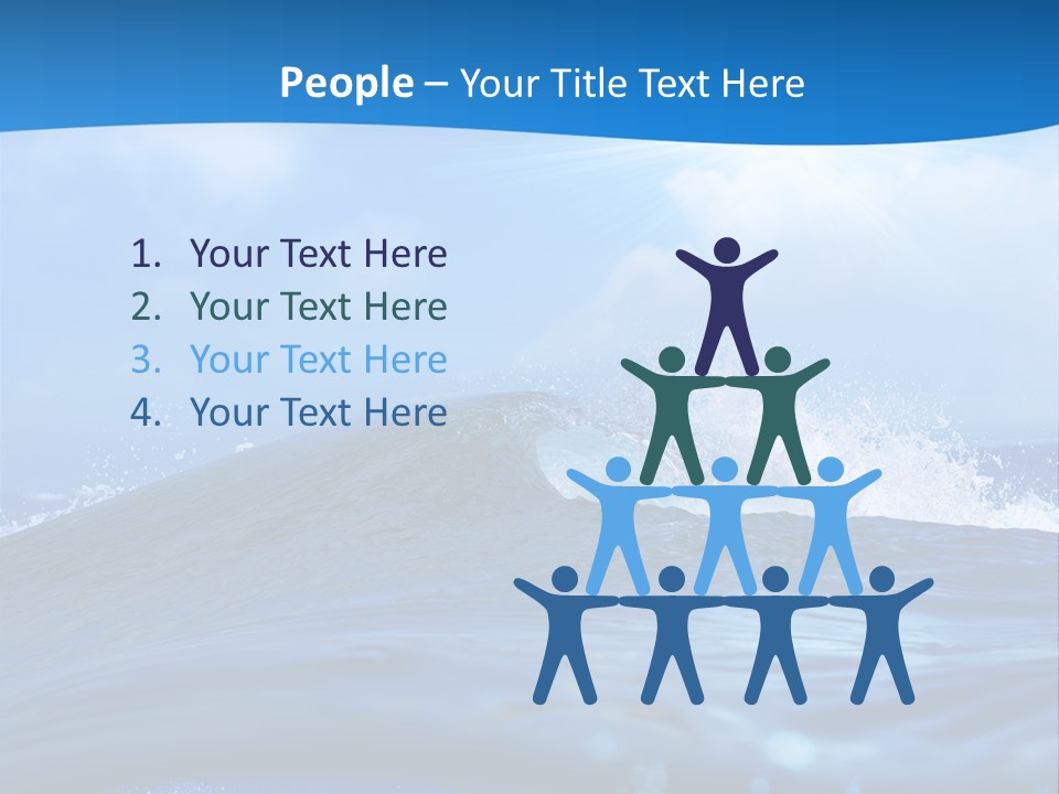 Ripple Pacific Clear PowerPoint Template