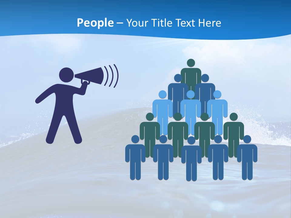 Ripple Pacific Clear PowerPoint Template