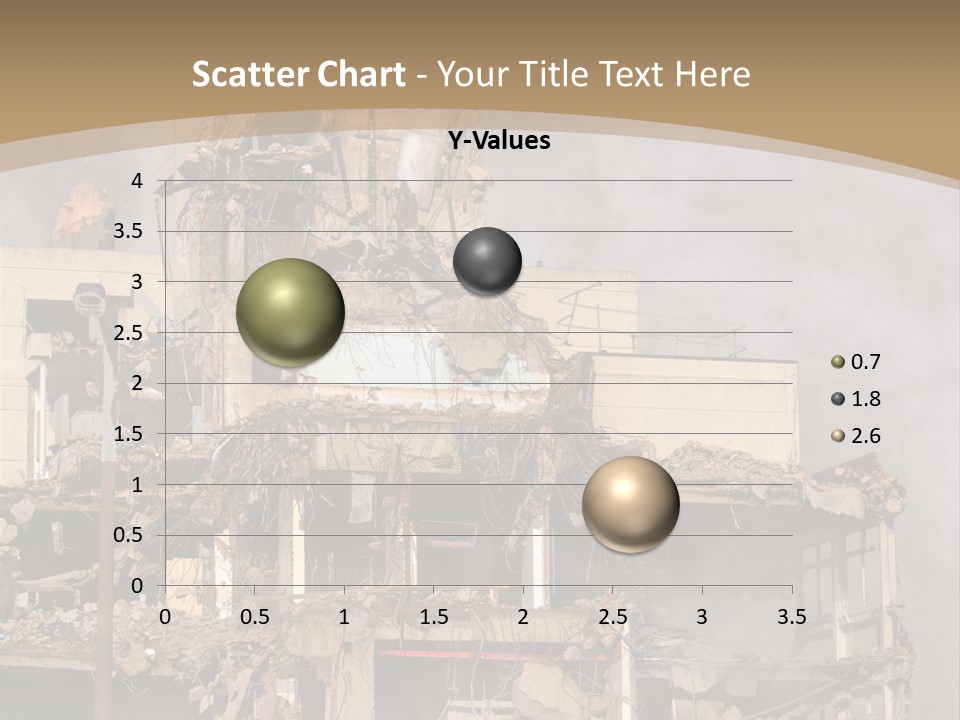 Abandoned Construction Structure PowerPoint Template