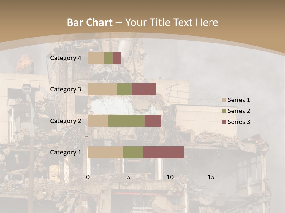 Abandoned Construction Structure PowerPoint Template