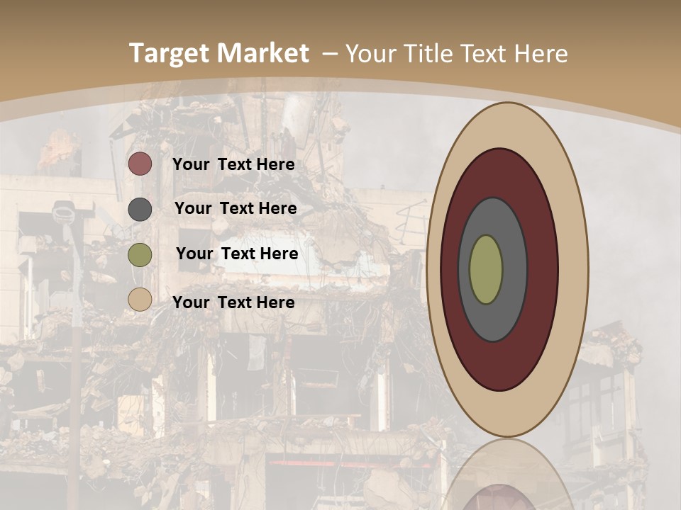 Abandoned Construction Structure PowerPoint Template