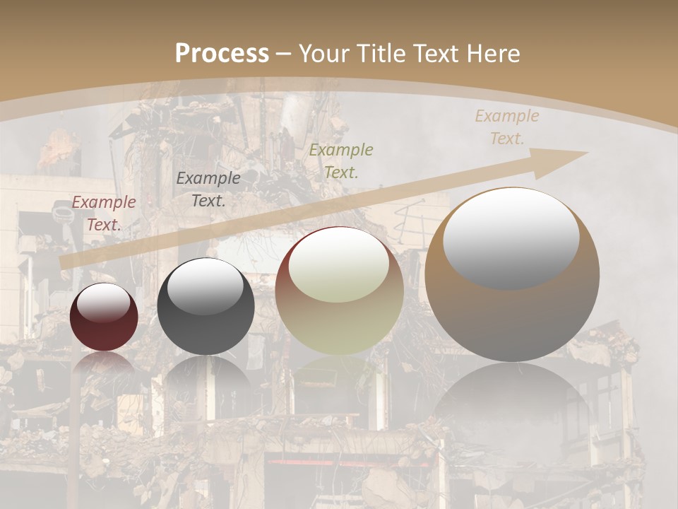 Abandoned Construction Structure PowerPoint Template