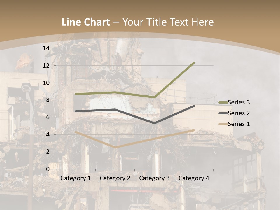 Abandoned Construction Structure PowerPoint Template