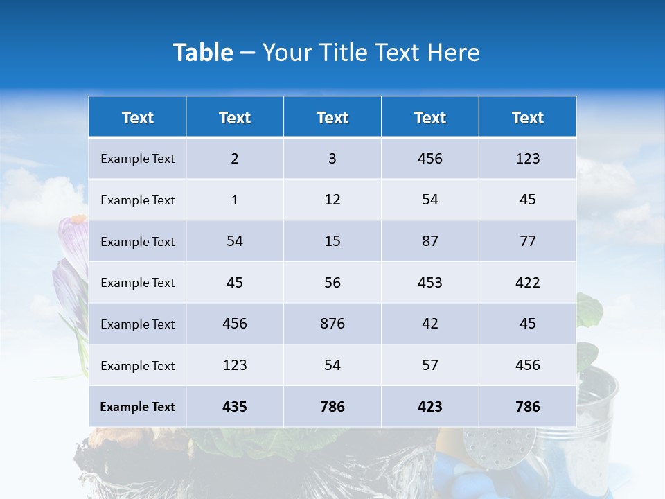 Bloom Red Primula PowerPoint Template