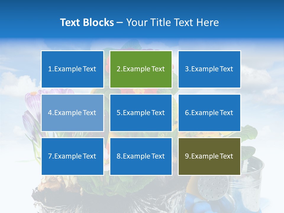 Bloom Red Primula PowerPoint Template