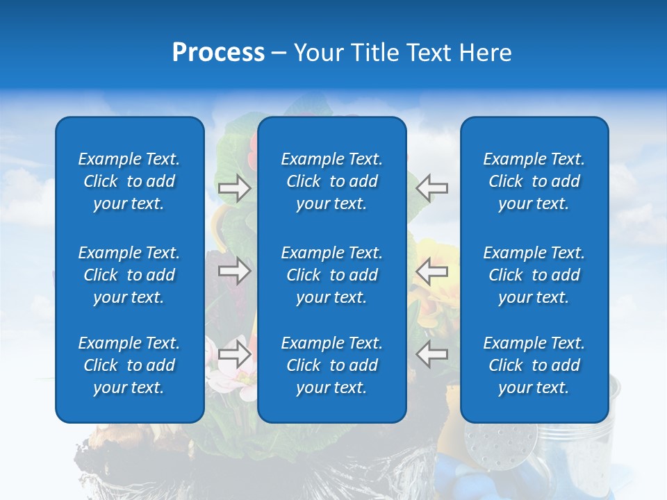 Bloom Red Primula PowerPoint Template