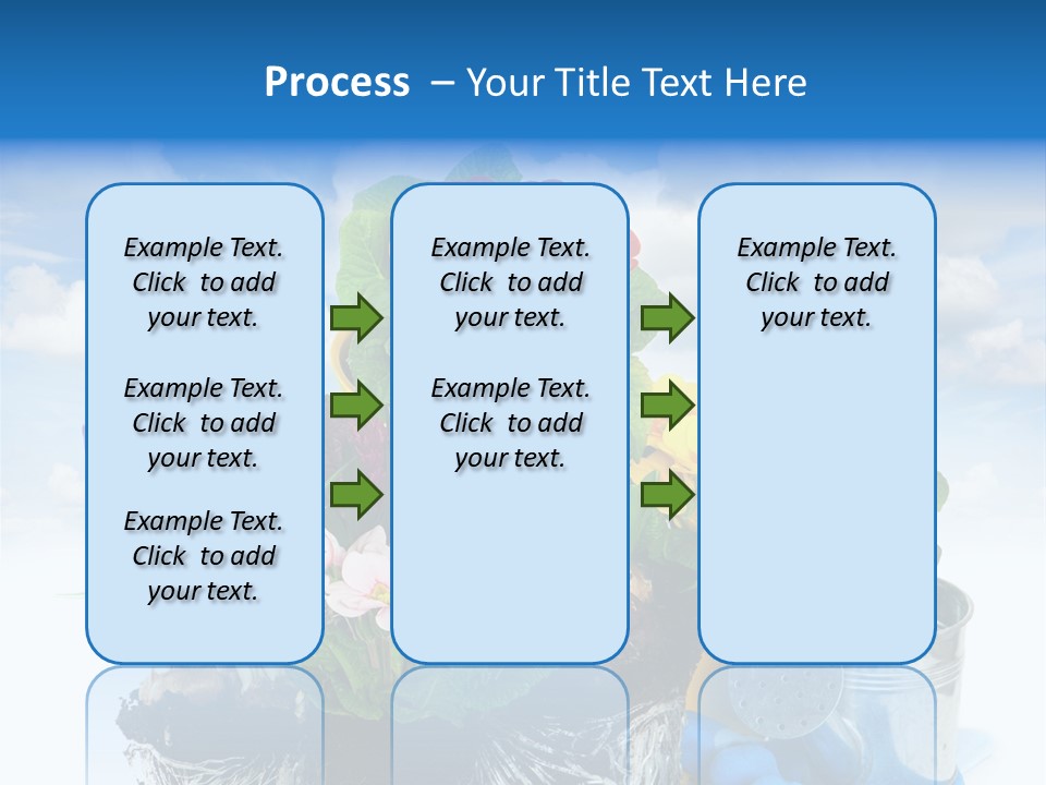 Bloom Red Primula PowerPoint Template
