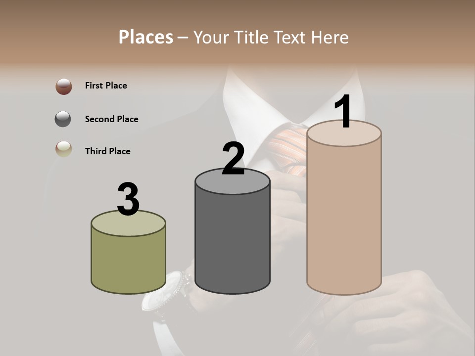 Beautiful Handsome Lad PowerPoint Template