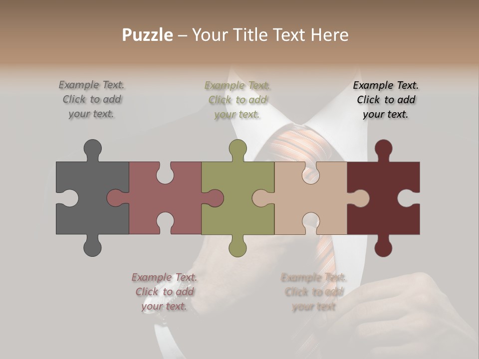 Beautiful Handsome Lad PowerPoint Template