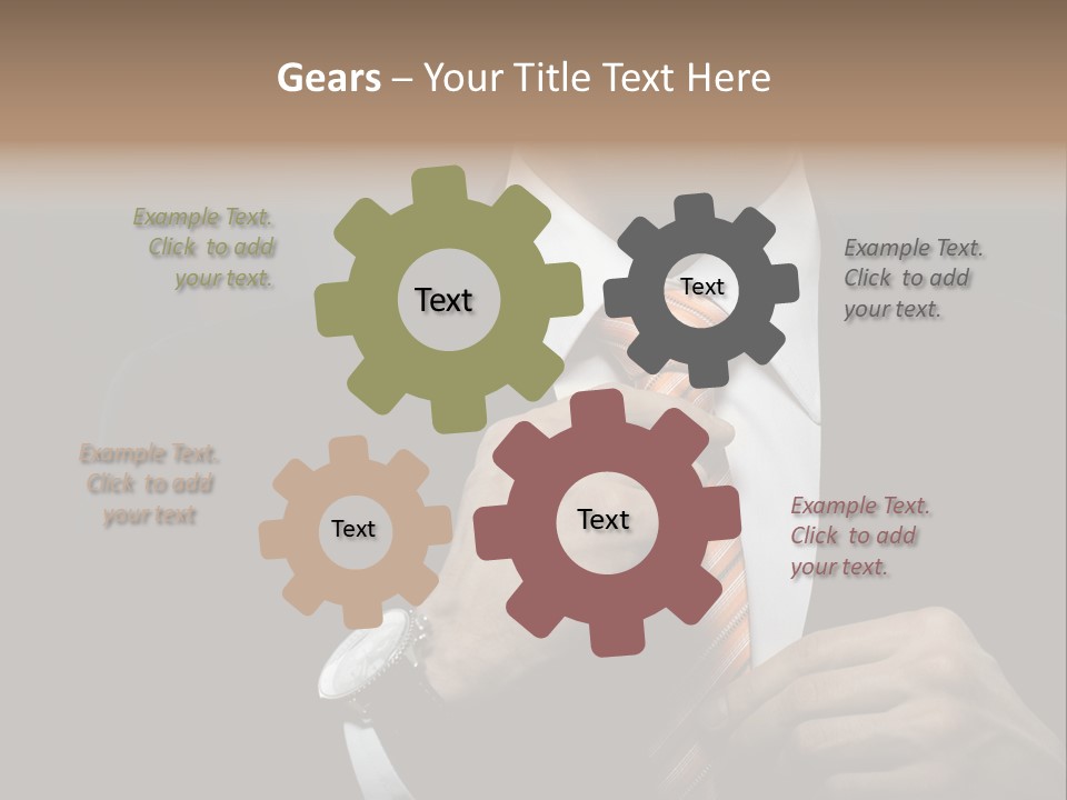 Beautiful Handsome Lad PowerPoint Template