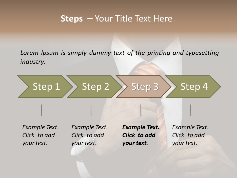 Beautiful Handsome Lad PowerPoint Template