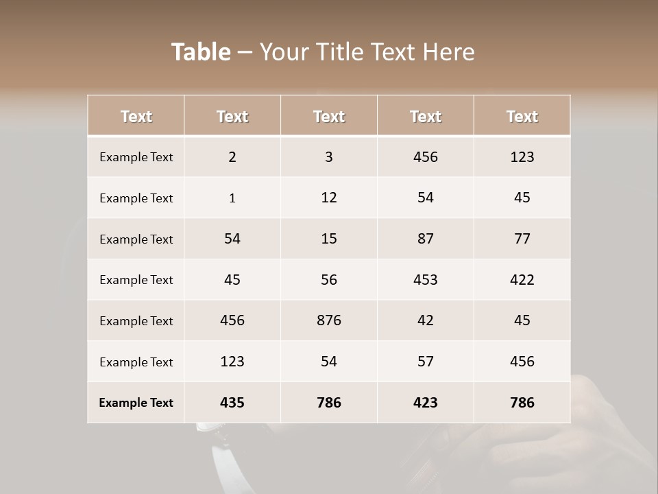 Beautiful Handsome Lad PowerPoint Template