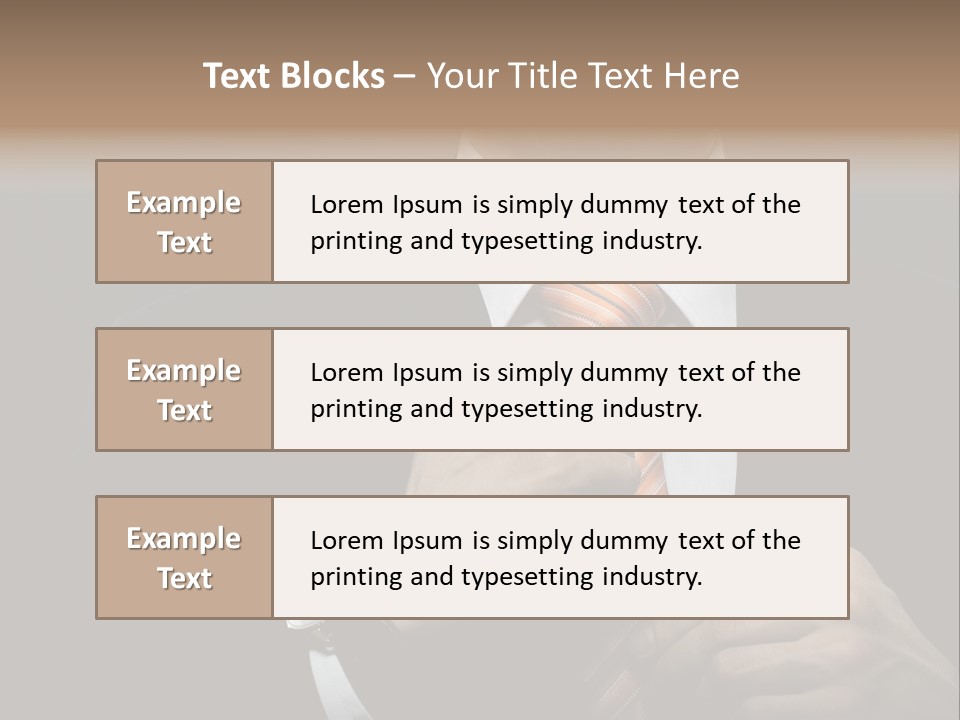 Beautiful Handsome Lad PowerPoint Template