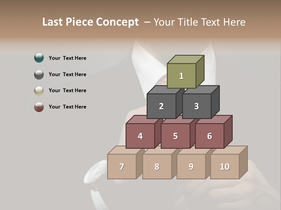 Beautiful Handsome Lad PowerPoint Template