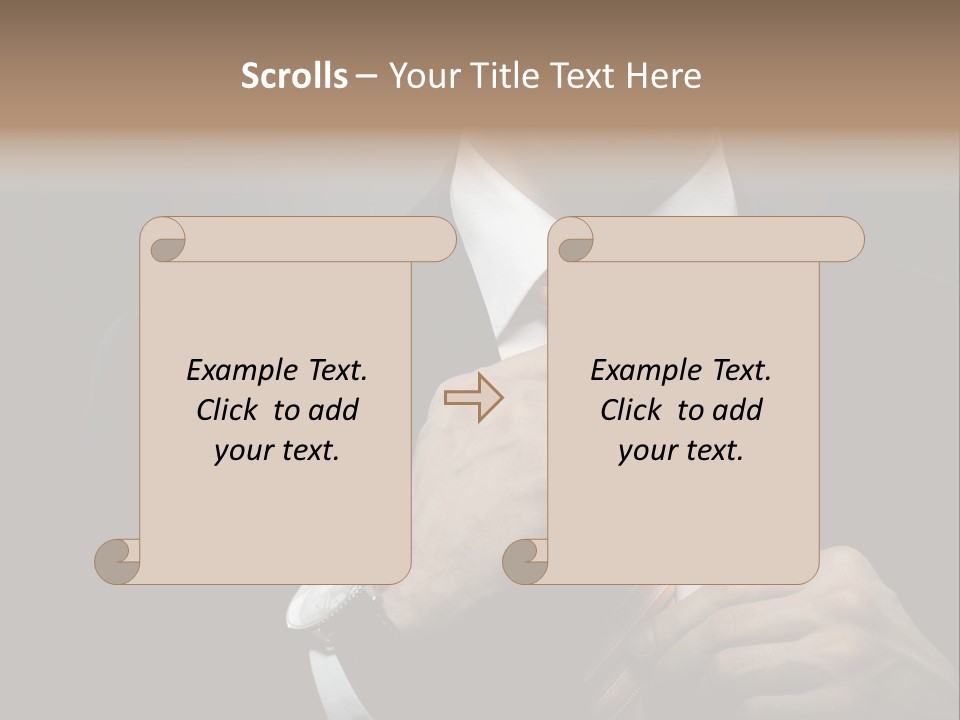 Beautiful Handsome Lad PowerPoint Template