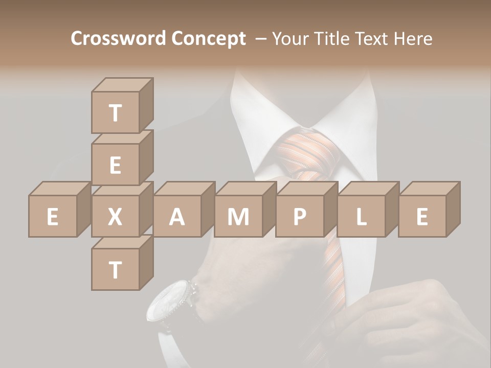 Beautiful Handsome Lad PowerPoint Template