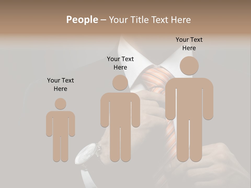 Beautiful Handsome Lad PowerPoint Template