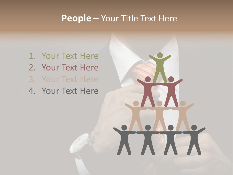 Beautiful Handsome Lad PowerPoint Template