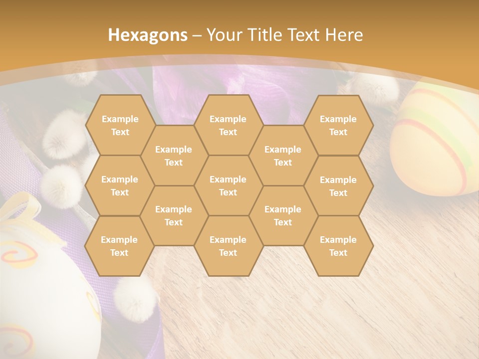 Catkins Yellow Holiday PowerPoint Template