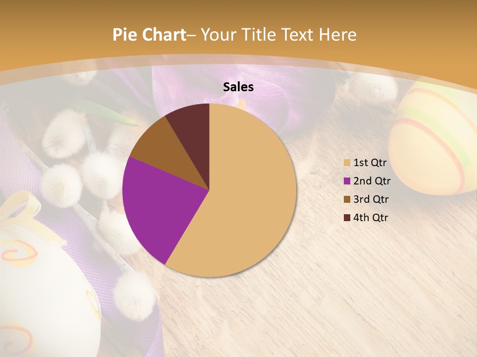 Catkins Yellow Holiday PowerPoint Template