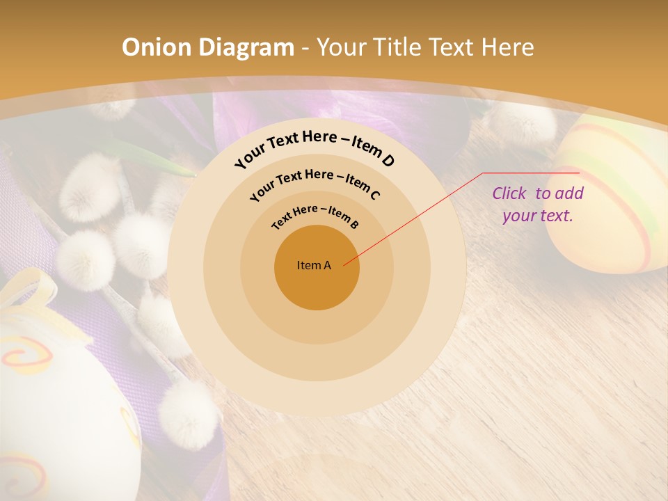 Catkins Yellow Holiday PowerPoint Template