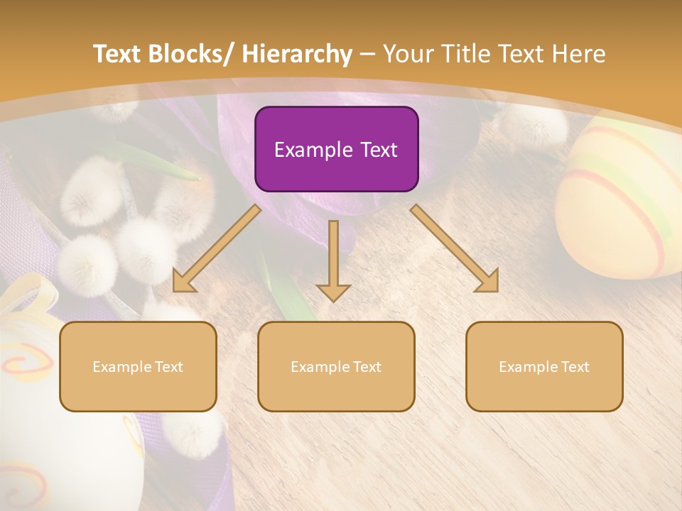 Catkins Yellow Holiday PowerPoint Template