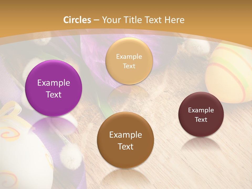 Catkins Yellow Holiday PowerPoint Template