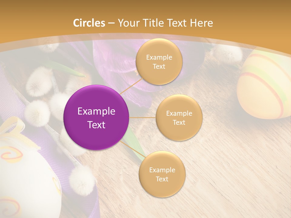 Catkins Yellow Holiday PowerPoint Template