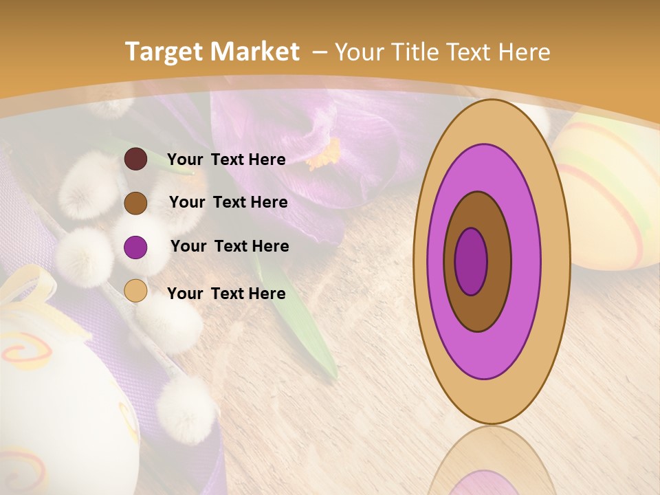 Catkins Yellow Holiday PowerPoint Template