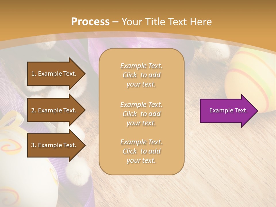 Catkins Yellow Holiday PowerPoint Template