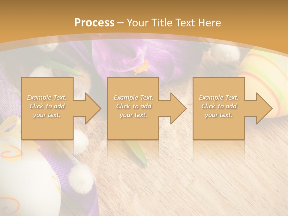 Catkins Yellow Holiday PowerPoint Template