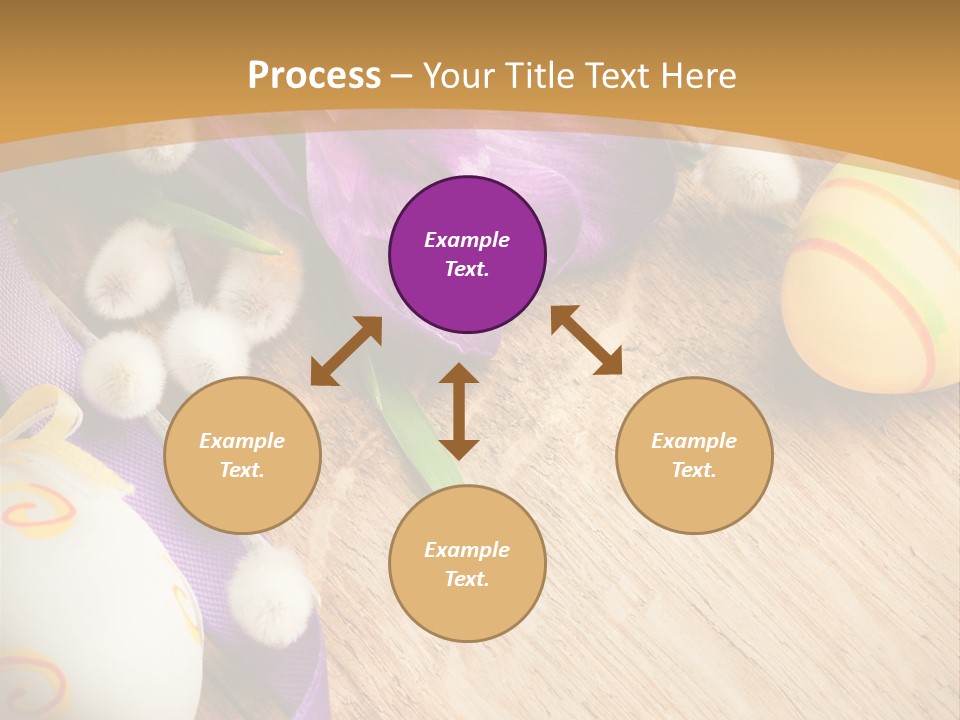 Catkins Yellow Holiday PowerPoint Template