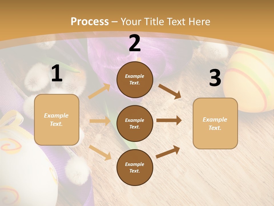 Catkins Yellow Holiday PowerPoint Template