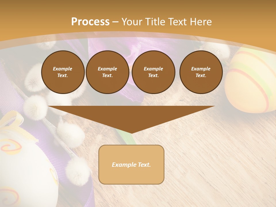 Catkins Yellow Holiday PowerPoint Template