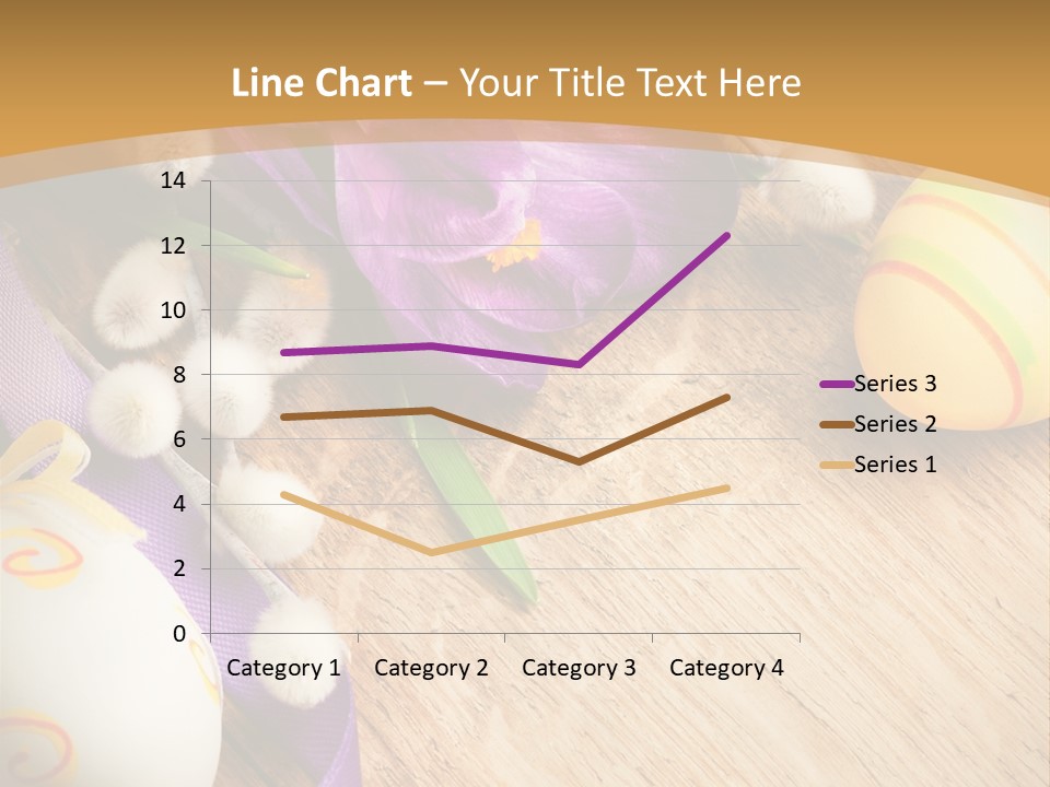 Catkins Yellow Holiday PowerPoint Template