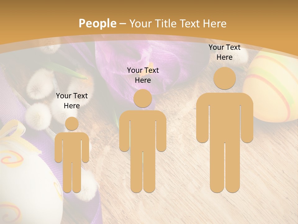 Catkins Yellow Holiday PowerPoint Template