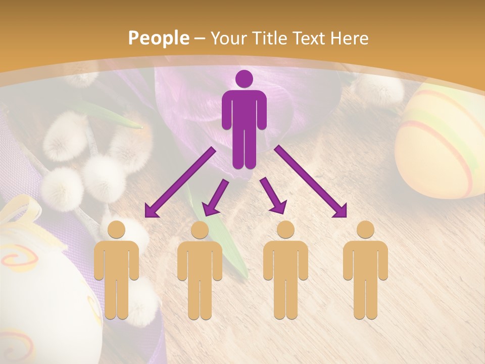 Catkins Yellow Holiday PowerPoint Template