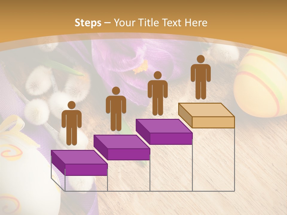 Catkins Yellow Holiday PowerPoint Template