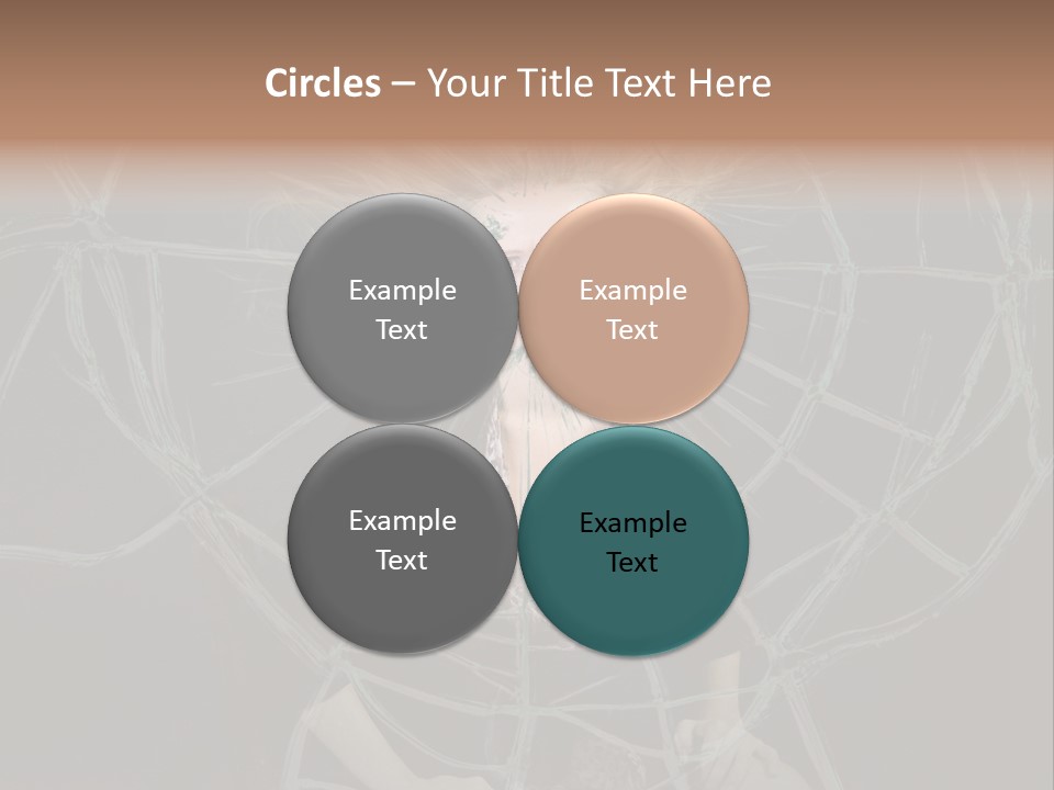 White Person Glass PowerPoint Template