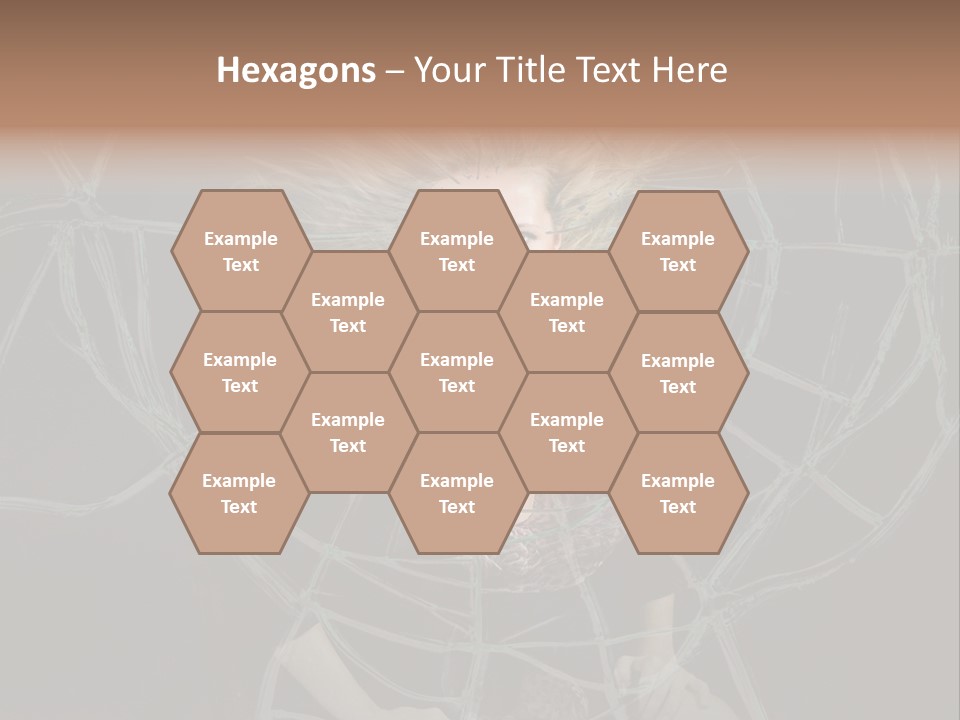 White Person Glass PowerPoint Template