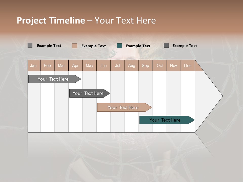 White Person Glass PowerPoint Template