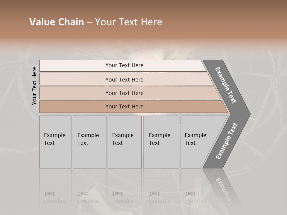 White Person Glass PowerPoint Template