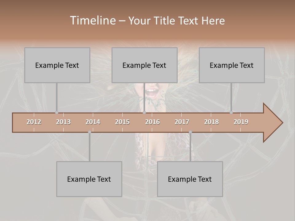White Person Glass PowerPoint Template