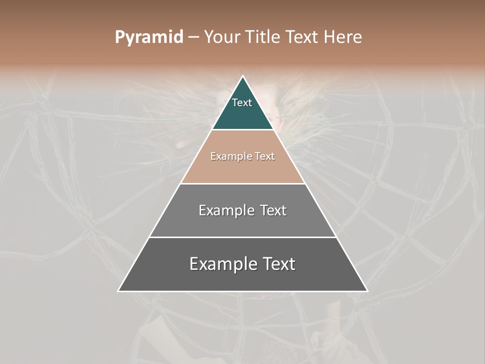 White Person Glass PowerPoint Template